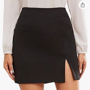 WDIRARA Skirt - Black mini skirt